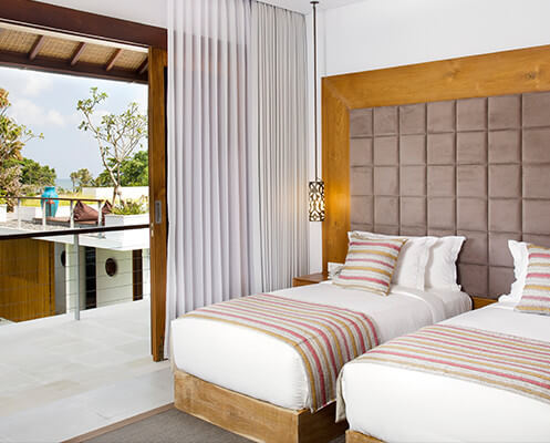 Villa Cendrawasih - Twin bedroom